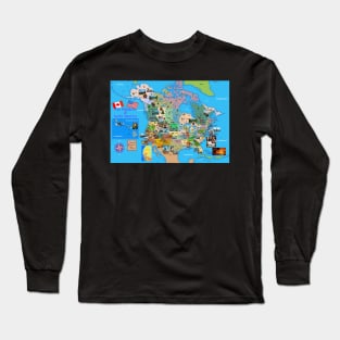 Wonders of North America Long Sleeve T-Shirt